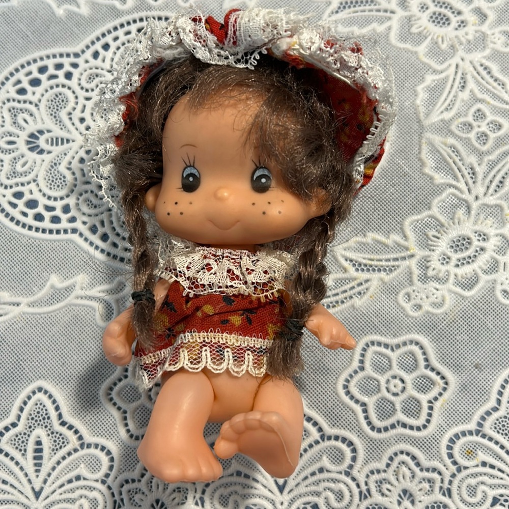 60s vintage freckle face Woozie doll made in Hong Kong